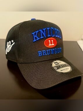 New Era 9forty A-Frame Snapback, NY Knicks, Jalen Brunson, Rare Special Edition!